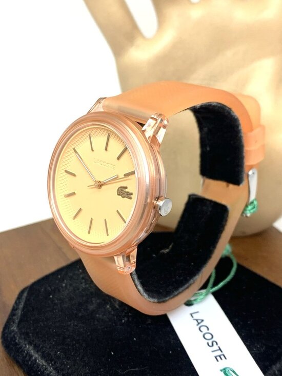 Lacoste Women\'s Watch 2001361 Quartz Orange Dial Rubber Strap 36mm main image 13